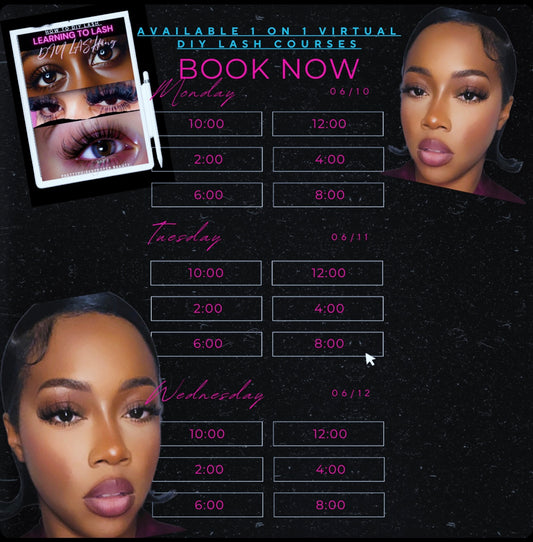 DIY LASH VIRTUAL 1on1 Session